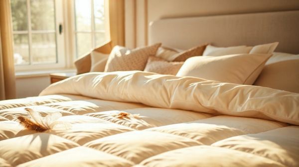 Top 5 oreillers en plumes duvet compact pour un confort supérieur